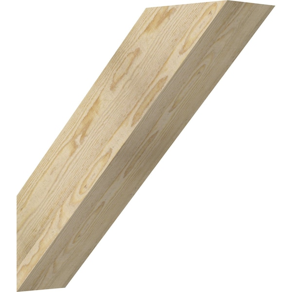 Ekena Millwork 6"W x 24"D x 24"H Traditional Rough Sawn Knee Brace, Douglas Fir BRC06X24X24TRA00RDF - main